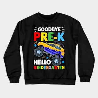 Kids Goodbye Pre-K Hello Kindergarten Graduation Class 2024 Crewneck Sweatshirt